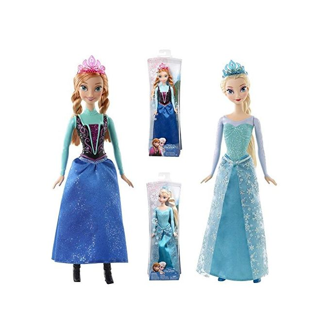 Frozen Lot de Deux Poupées - Reine des Neiges Frozen