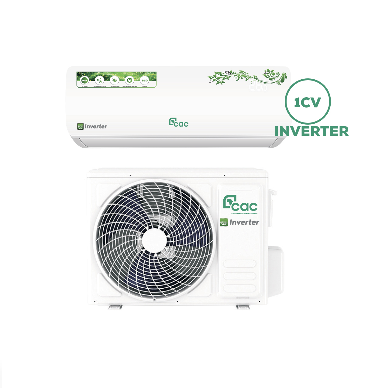 Climatiseurs CAC INVERTER 1 CV (9000 BTU)-CAINV09