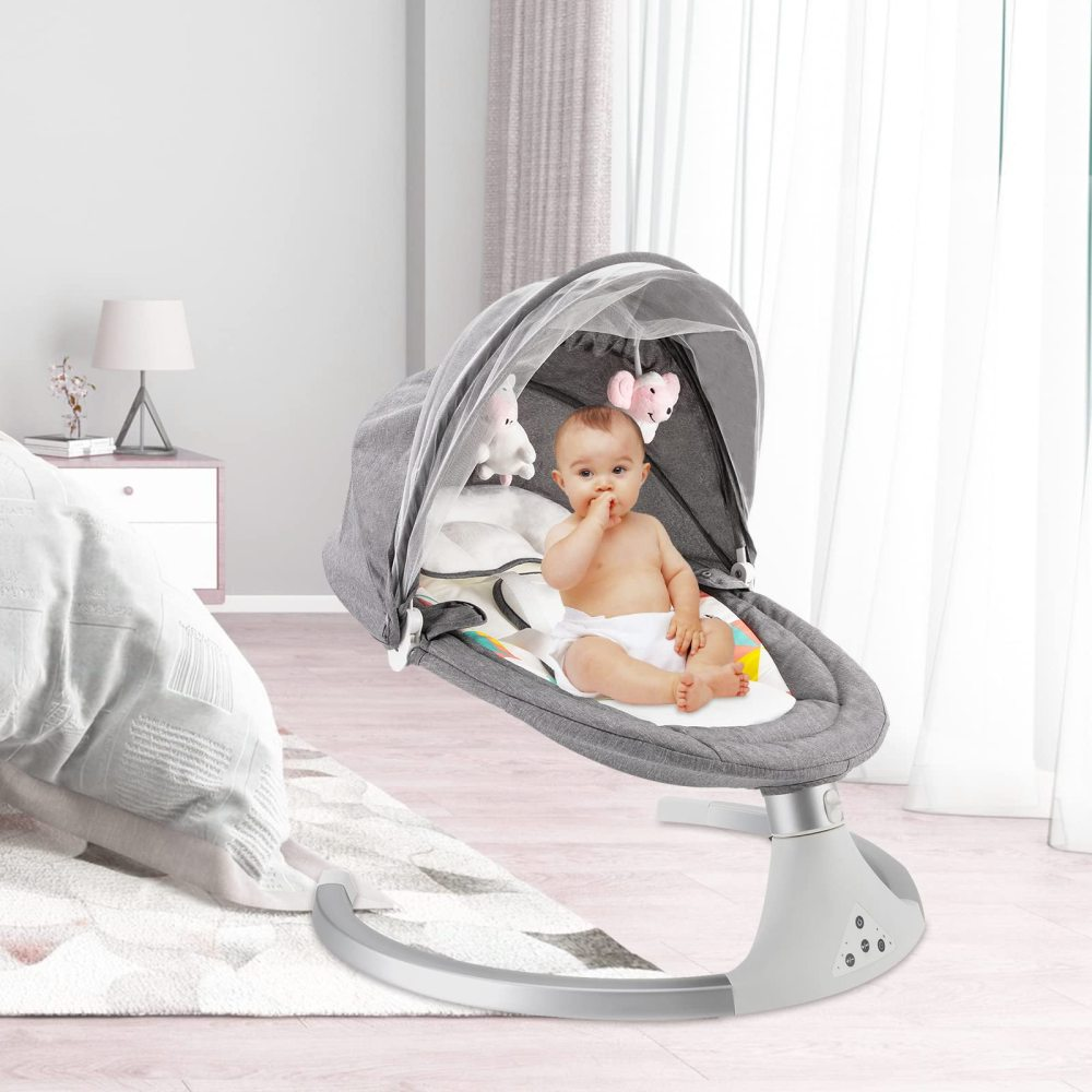 Kit complet pour chambre de bébé : poussette, lit convertible, chaise haute et matelas