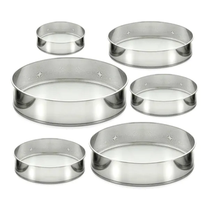 set-de-6-tamis-passoir-rond-en-acier-argente